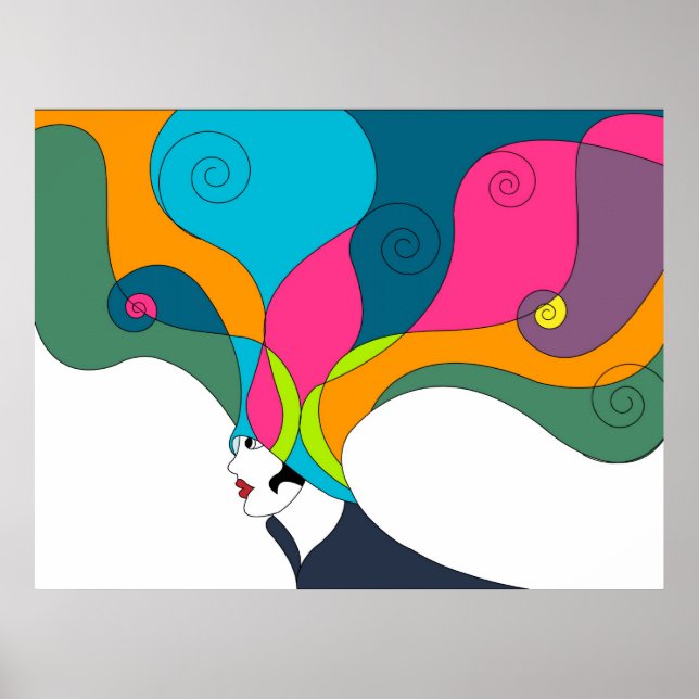 vintage fashion poster (Front)