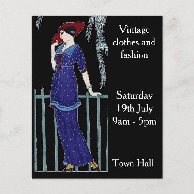 Vintage fashion sale flyers (Front)