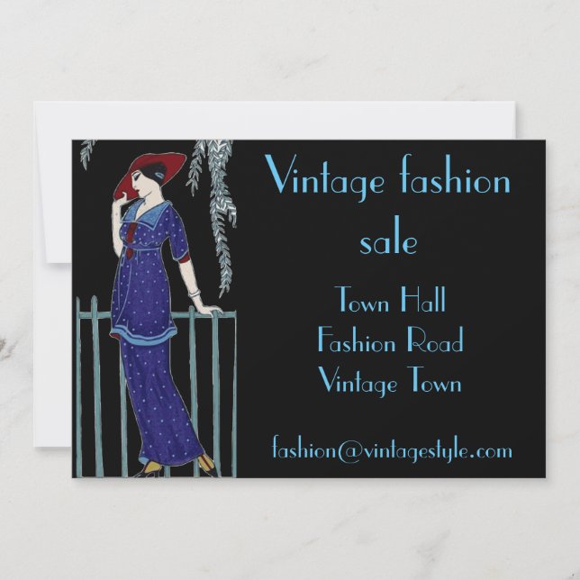 Vintage fashion sale flyers (Front)