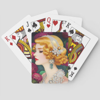 Vintage Fashionista Classic Playing Cards