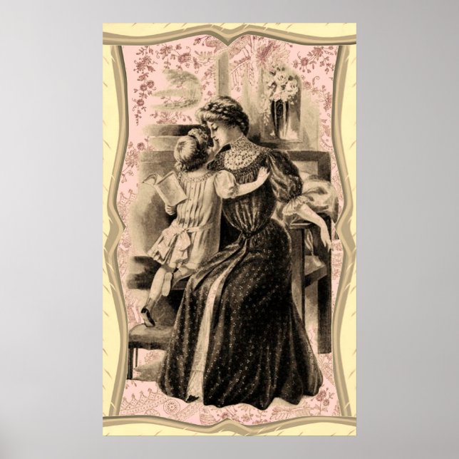 Vintage Fashions 1900 Poster (Front)