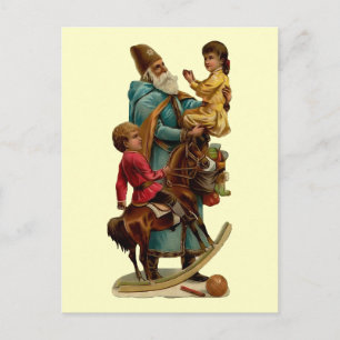 Vintage Father Christmas Postcard