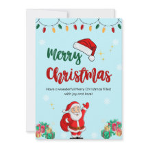 Vintage Father Christmas Postcard