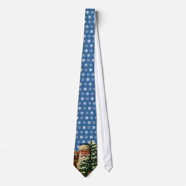Vintage Father Christmas Tie (Front)