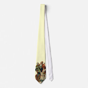 Vintage Father Christmas Tie