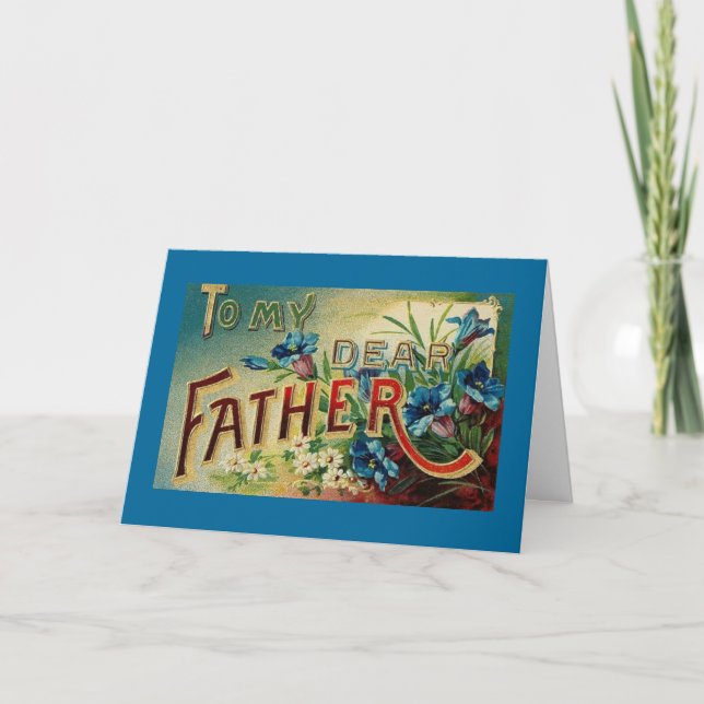 Vintage Father's Day Card (Front)