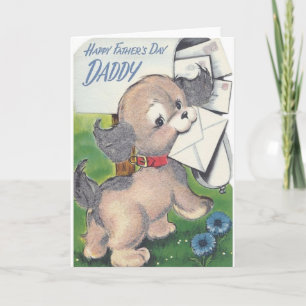 Vintage Father's Day Card for Daddy