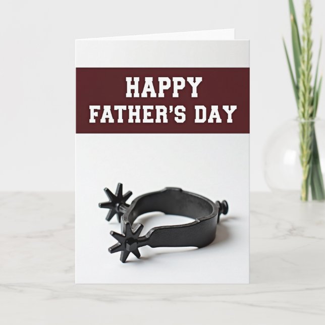 Vintage Fathers Day Gear Card (Front)