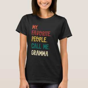 Vintage Father's Day My Favourite People Call Me G T-Shirt