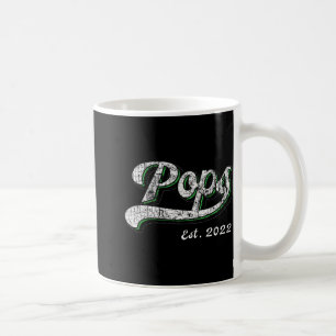 Vintage Father's Day Ps Est 2022 For New Grandpa  Coffee Mug