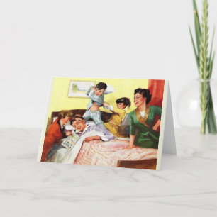 Vintage Father's Day Wake Up Greeting Card