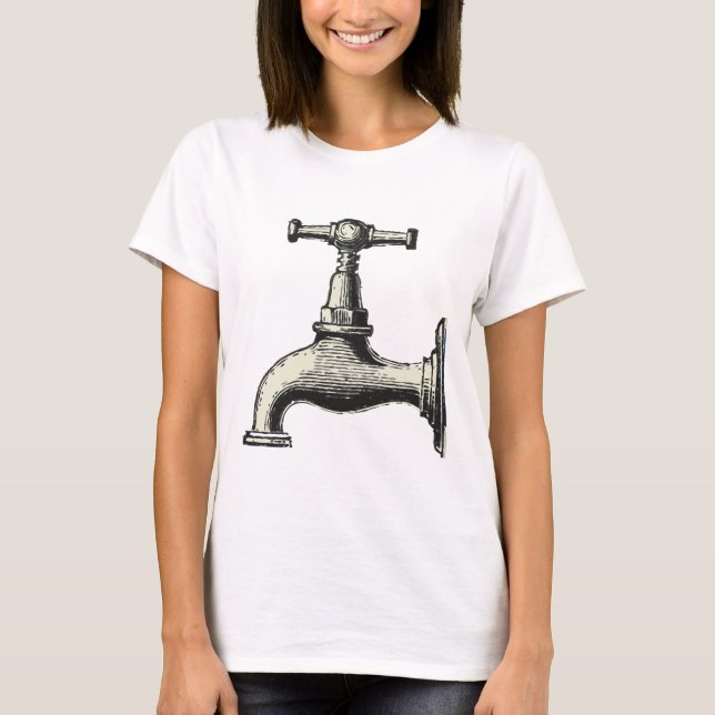 Vintage Faucet T-Shirt (Front)