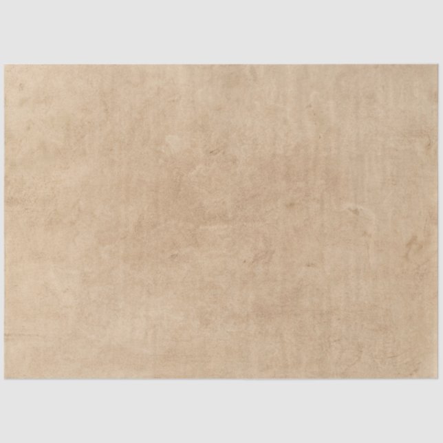 Vintage Faux Parchment Decoupage Tissue Paper (Front)