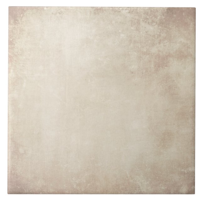 Vintage Faux Rustic Neutral Ceramic Tile (Front)