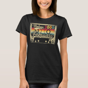 Vintage February 2000 23rd Birthday 23 Years Old T-Shirt