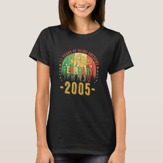 Vintage February 2005 17[C} Birthday 17 Years Of B T-Shirt