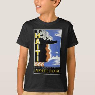 Vintage Federal Theatre Project Haiti Harlem WPA T-Shirt