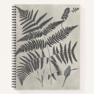Vintage Ferns Notebook