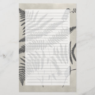 Vintage Ferns Stationery