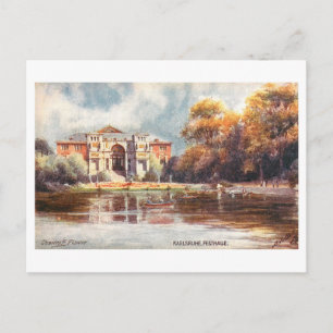 Vintage Festhalle in Karlsruhe, Germany Postcard