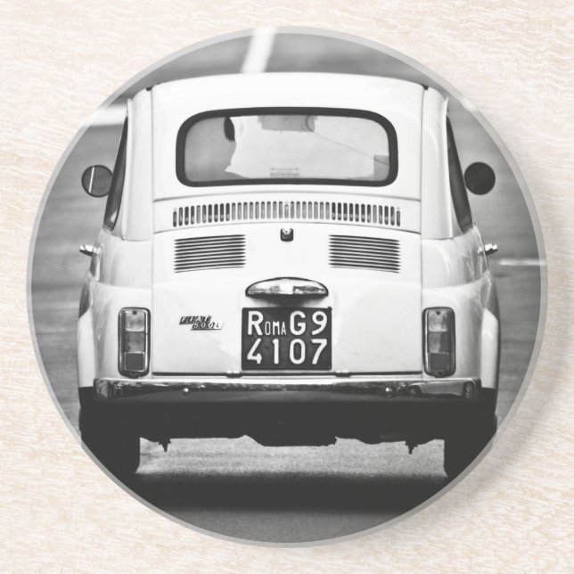 Vintage Fiat 500 coaster (Front)