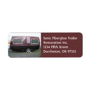Vintage Fiberglass Travel Trailer