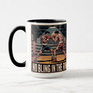 Vintage Fight Club - No Bling In The Ring Mug