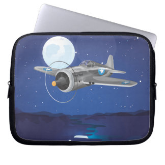 Vintage fighter Aircraft Laptop Sleeve