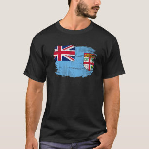 Vintage Fiji Flag For Fijian T-Shirt