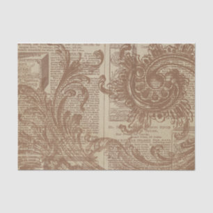 Vintage Filigree Tissue Paper