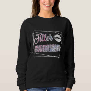 Vintage Filler Whisperer Lip Fillers Med Spa Nurse Sweatshirt