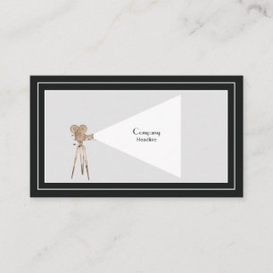 Vintage Film Camera Business Card