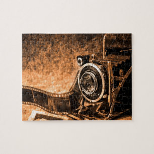 Vintage film camera -photography jigsaw puzzle