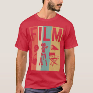 Vintage Film Cinema Retro Movie Makeree Gift girl T-Shirt