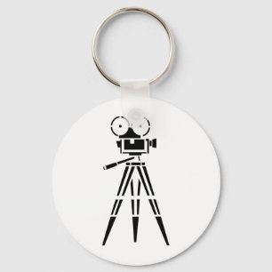 Vintage Film Movie Set Camera Key Ring