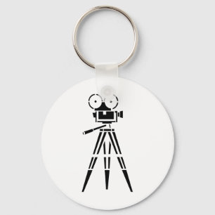 Vintage Film Movie Set Camera Key Ring