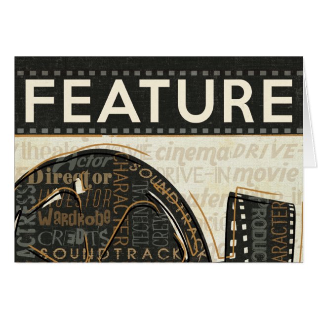 Vintage Film Reel (Front Horizontal)