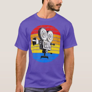 Vintage Film Retro Camera 35mm 70mm Movie _nxpl T-Shirt