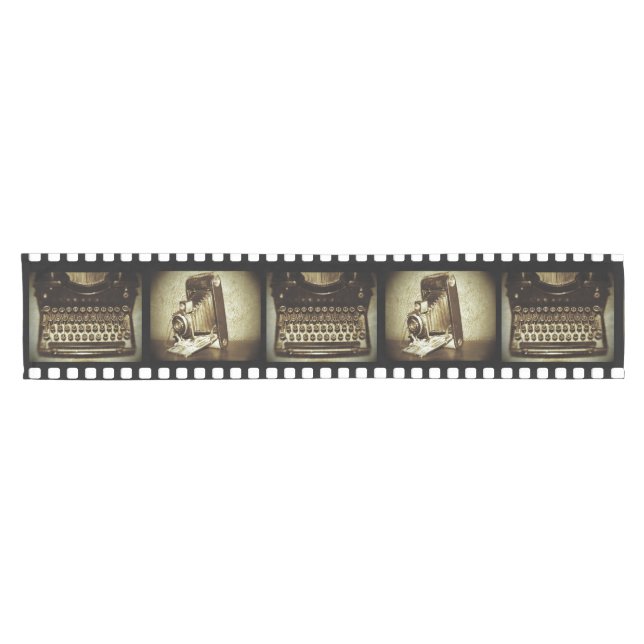 Vintage Film Short Table Runner (Horizontal)
