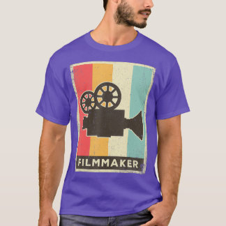Vintage Filmmaker Retro _2_nxpl T-Shirt