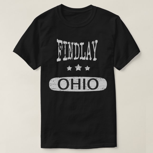 Vintage Findlay Ohio  T-Shirt (Design Front)