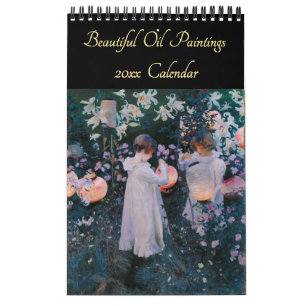 Vintage Fine Art Beautiful Oil Paintings 2026 Wall Calendar