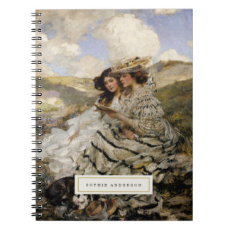 Vintage Fine Art Personalised Notebook