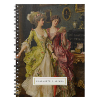 Vintage Fine Art Personalised Notebook