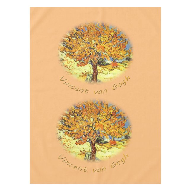 Vintage fine art The Mulberry Tree table cloth (Front)