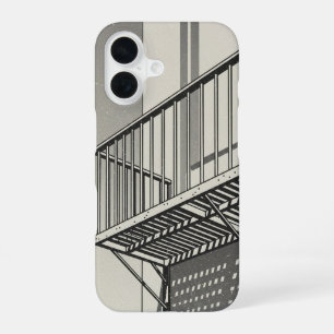 Vintage Fire Escape Platform iPhone 16 Case