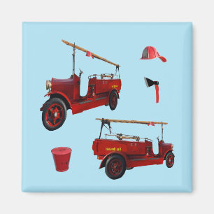 Vintage Fire Fighting Equipment, Magnet