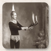 Vintage Fire Juggler