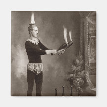 Vintage Fire Juggler