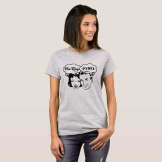 Vintage Fire King vs Pyrex Retro Couple T-Shirt